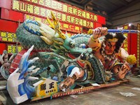 3.5尺高“青森睡魔龙王”巨灯　元宵节新竹新埔镇再现