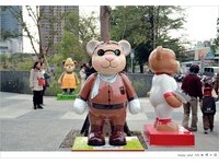 百只泰迪熊拆伙　35只泰迪熊展开“台中小旅行”过新年