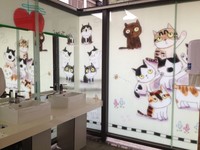 不是猫砂盆啦！这里是正港全台唯一的猫咪厕所！