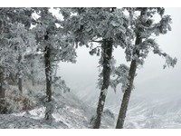 合欢山、克难关大冰雪　游客惊呼从未见过