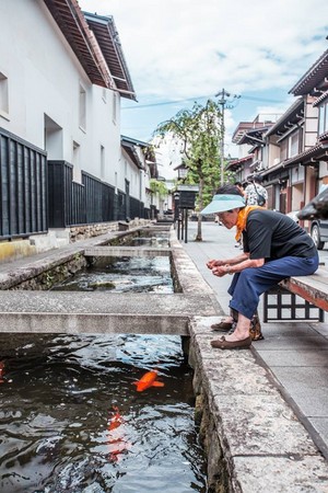 ▲飞?古川白壁土藏街、濑户川。（图／旅。摄。游世界提供）