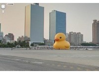 永不消气！Google地图高雄光荣码头　黄色小鸭还在