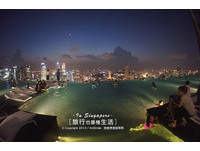 新加坡滨海湾金沙酒店　超美空中泳池日夜景