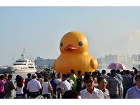 快讯／黄色小鸭正式入港　现场民众流泪：终于看到了