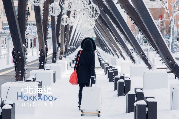 ▲冬天下雪北海道的不开车自由行。（图／小林&郭郭的小夫妻生活提供）