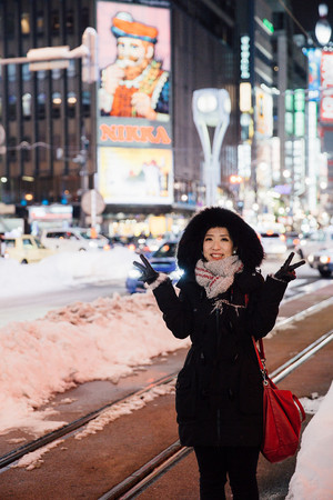 ▲冬天下雪北海道的不开车自由行。（图／小林&郭郭的小夫妻生活提供）