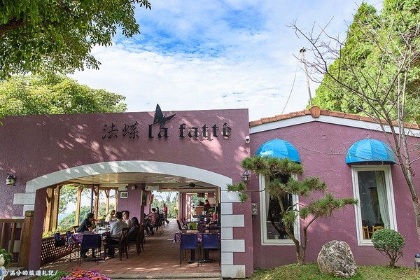 ▲台中酒桶山。法蝶景观餐厅。（图／满分的旅游札记提供）