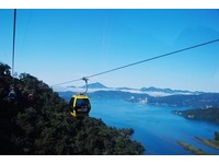 日月潭缆车第800万幸运旅客诞生　终生免费搭乘