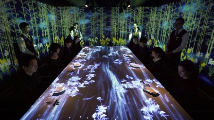 日本都有！TeamLab迷幻餐桌盛宴！