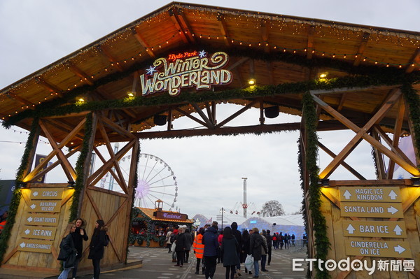 ▲英国伦敦海德公园耶诞市集Winter Wonderland。(图/记者赖文萱摄)