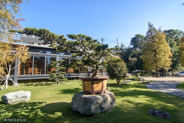 ▲新竹关西大乐之野景观餐厅赏落羽松。（图／满分的旅游札记提供）