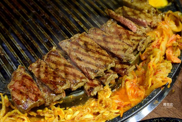 ▲台北新开幕Woosan韩式烤肉店。（图／周花花，甲饱没提供）