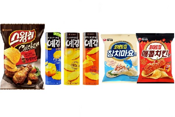 韩国零食就是重口味三大必吃洋芋片