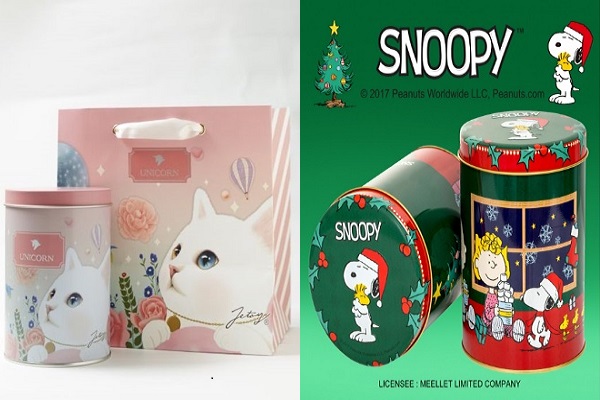 卡通跨界爆米花Jetoy甜蜜猫SNOOPY圣诞风可爱吸睛