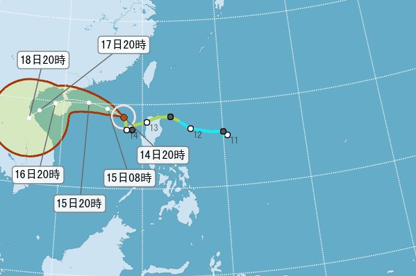 20号台风卡努影响香港台湾豪大雨警报持续发布