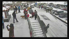 合欢山迎今年第一场降雪 上山道路结冰有管制