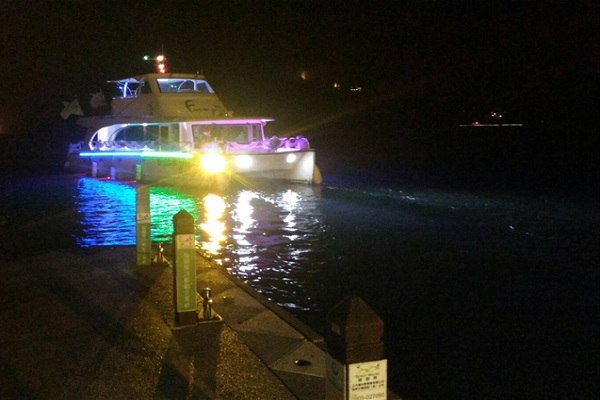 日月潭也能赏夜景花火节夜航游湖新亮点