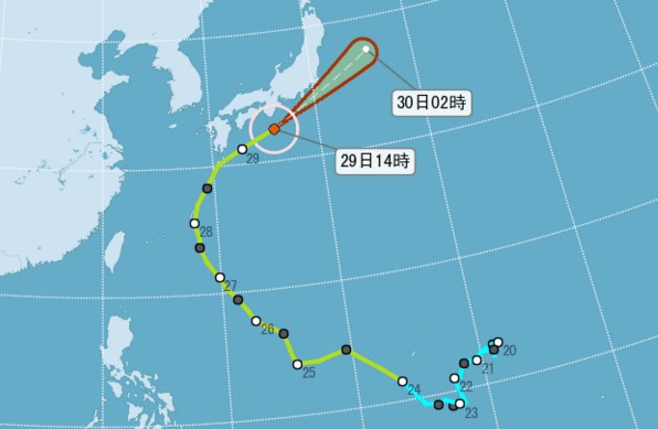 苏拉台风北上在日本造成灾情第23号台风恐生成日夜温差大