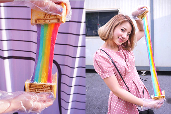 爆红彩虹吐司引发话题色彩鲜艳美味又好拍