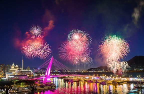 淡水渔人码头七夕烟火秀五大最佳观赏攻略