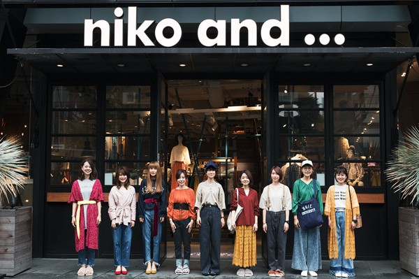 日本人气品牌nikoand...杂货服饰咖啡馆攻占东区