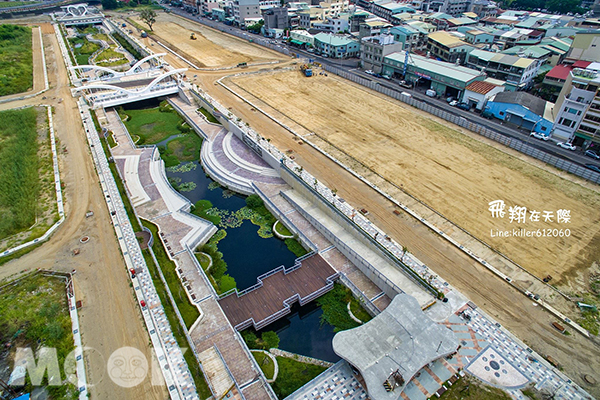 媲美柳川河岸全新景观生态河空拍抢先看