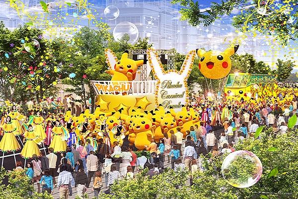 皮卡丘大量发生中1500只皮卡丘身现横滨街头