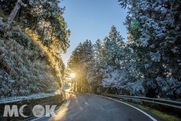 台湾也有雪国美景融雪山景好像来到国外