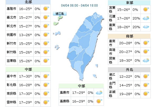 一周气象连假收假好天气东南部周四变天