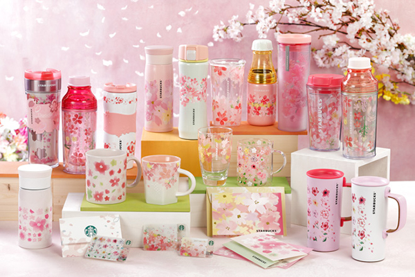 星巴克限定樱花杯日本每年最疯狂抢购