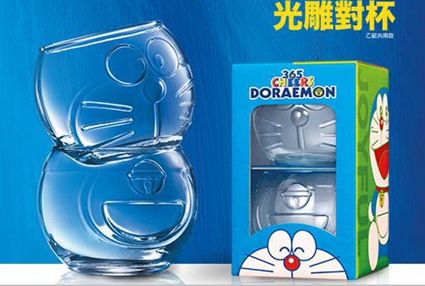 麦当劳新年春节限定哆啦A梦光雕对杯