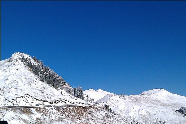 合欢山雪季1月1日展开道路交通管制情报
