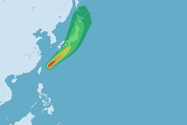 轻台“玛瑙”形成气温增高防豪雨