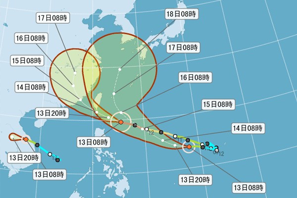 莫兰蒂台风来袭台东宣布停班停课