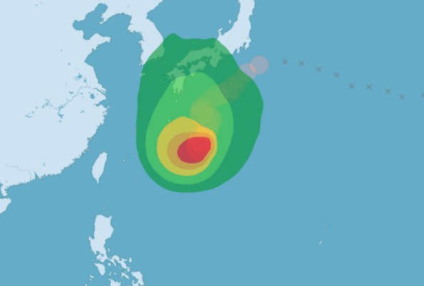 十号台风狮子山靠近台湾转多雨天气须注意