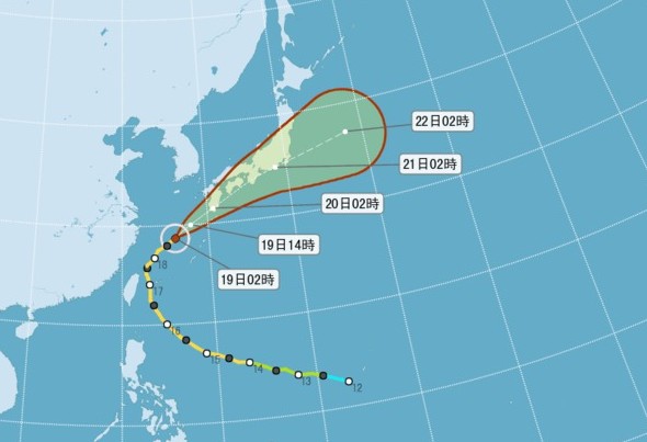 马勒卡离开台湾在日本酿成重灾