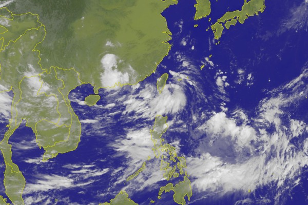 低压带影响台湾周末慎防午后雷阵雨