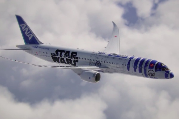 R2-D2再现！ANA星战彩绘机抵台