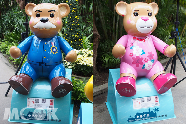 泰迪熊展台北登场蒋公熊现身迎客