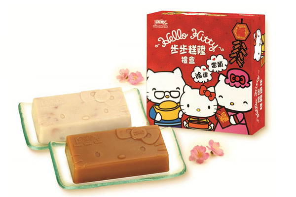 鸿福堂与HelloKitty合作新春伴手礼卖萌