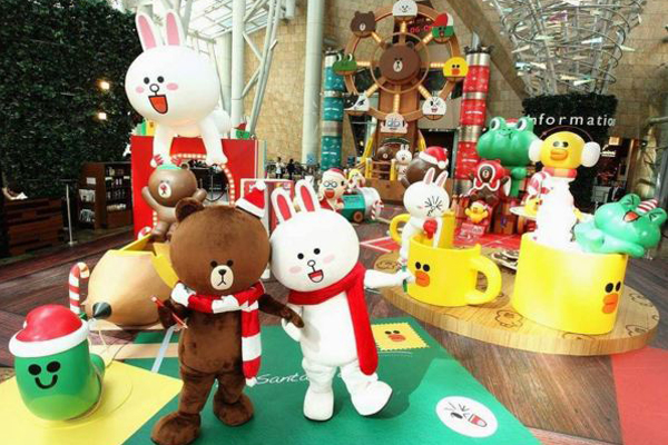尖叫！期间限定LINEFRIENDS圣诞趴