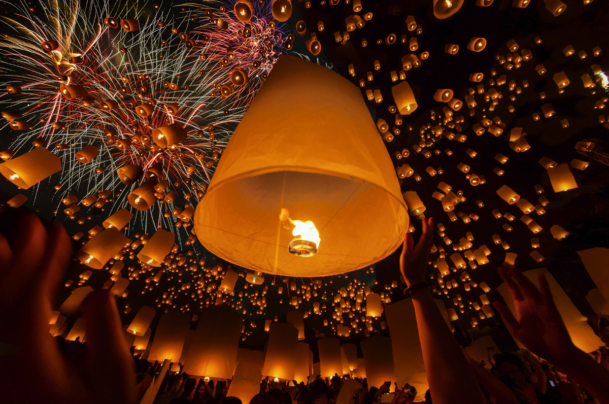 祝福成繁星泰国6大水灯节11月登场