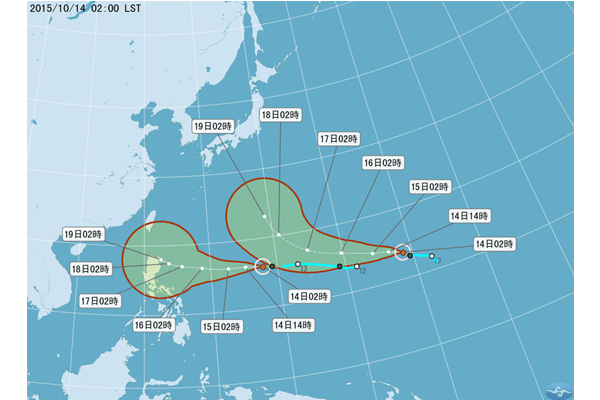 双台成形！中台巨爵影响台湾时间延后