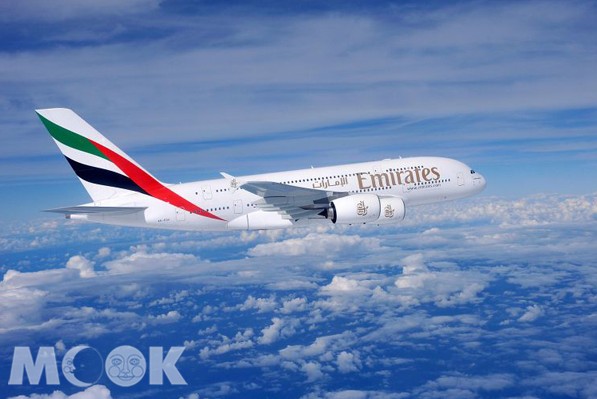 阿联酋航空A380客机巨无霸首度登台