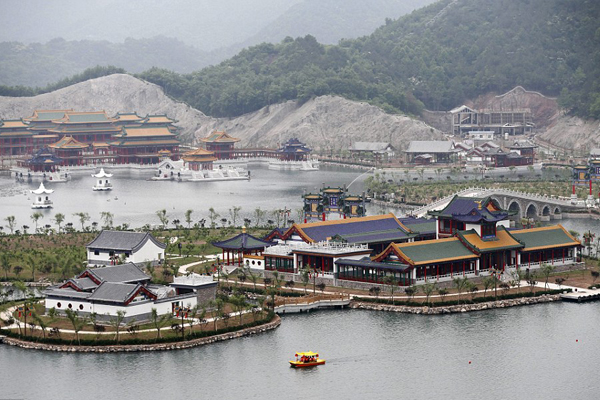 再现圆明园风华浙江山寨版开园
