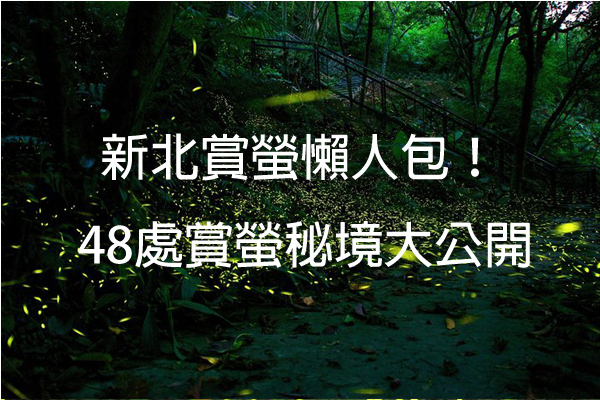 新北赏萤懒人包！48处赏萤秘境大公开