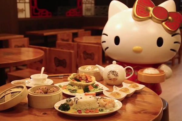 全球首间HelloKitty中式餐厅！浓浓中国风