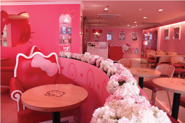 HelloKittyCafé新据点！韩国明洞亮相