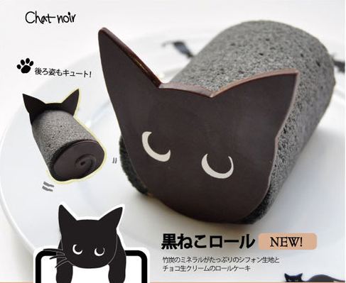 【吃美食】大阪黑猫甜点店！黑猫卷萌出超人气
