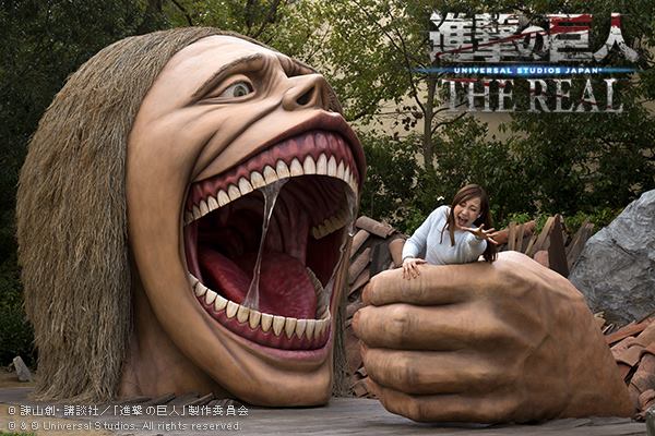 进击的巨人超震撼！大阪环球影城限时推